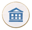 Icon of a building with a triangular roof